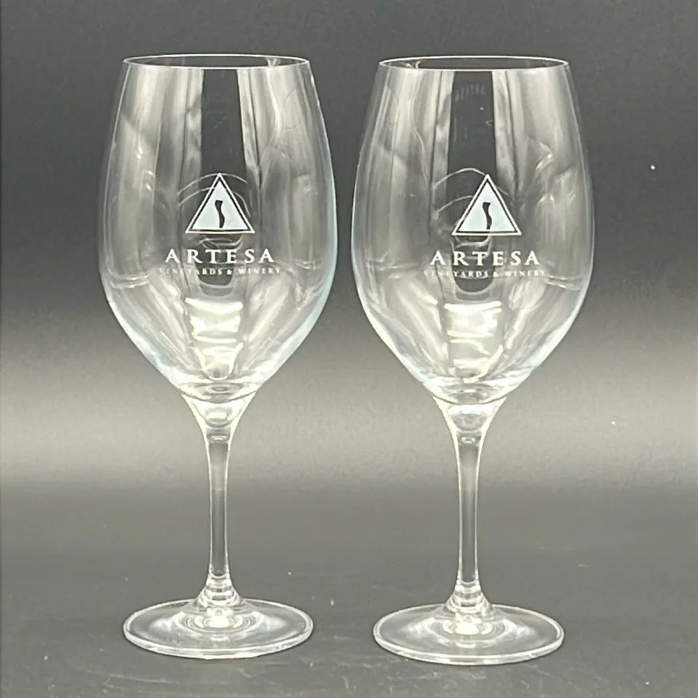 Ravenscroft Crystal Red Wine Glasses from Artesa Vineyard in Napa (Set of 2)